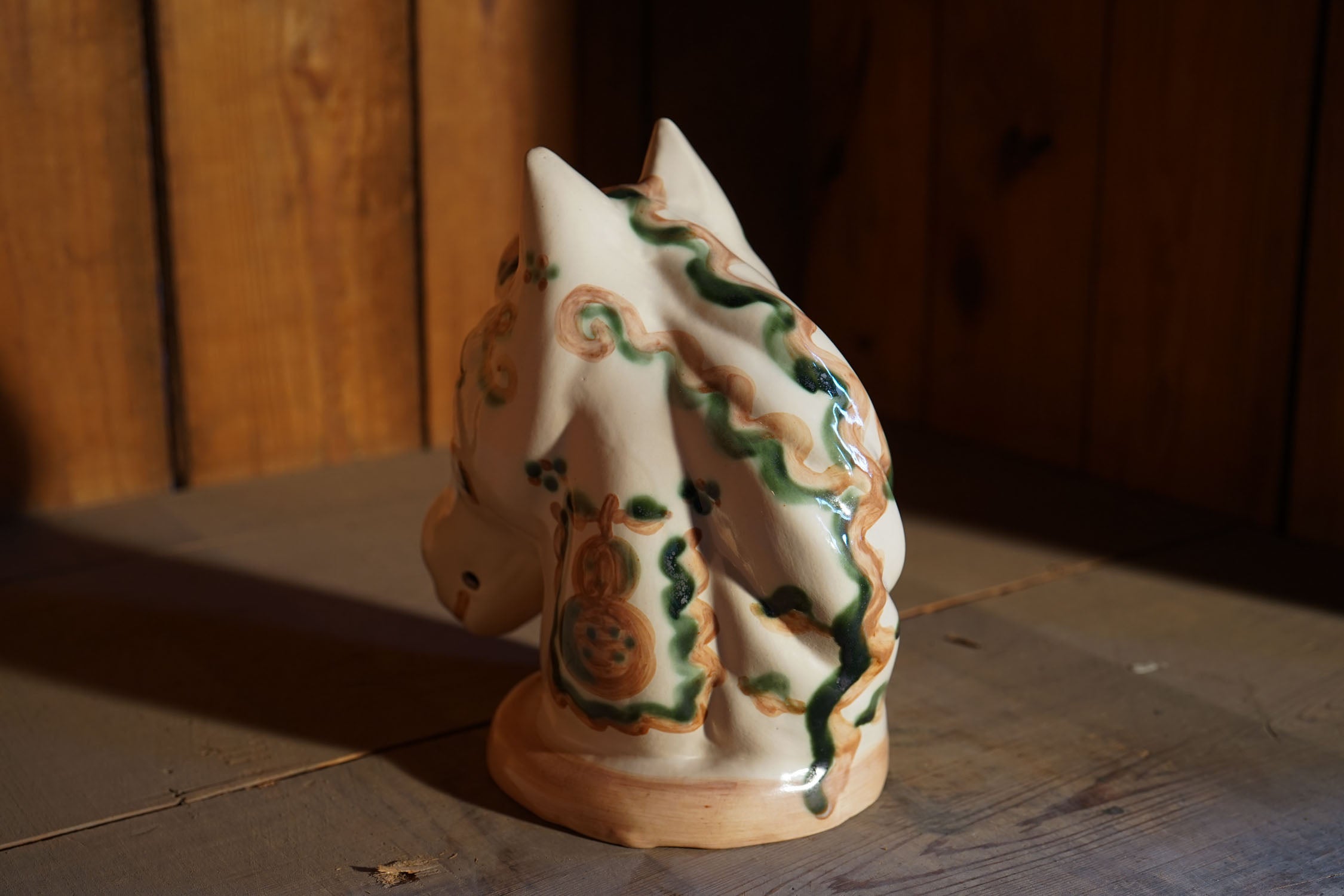 Pink Pear & Grape - Horse Head - One-of-one