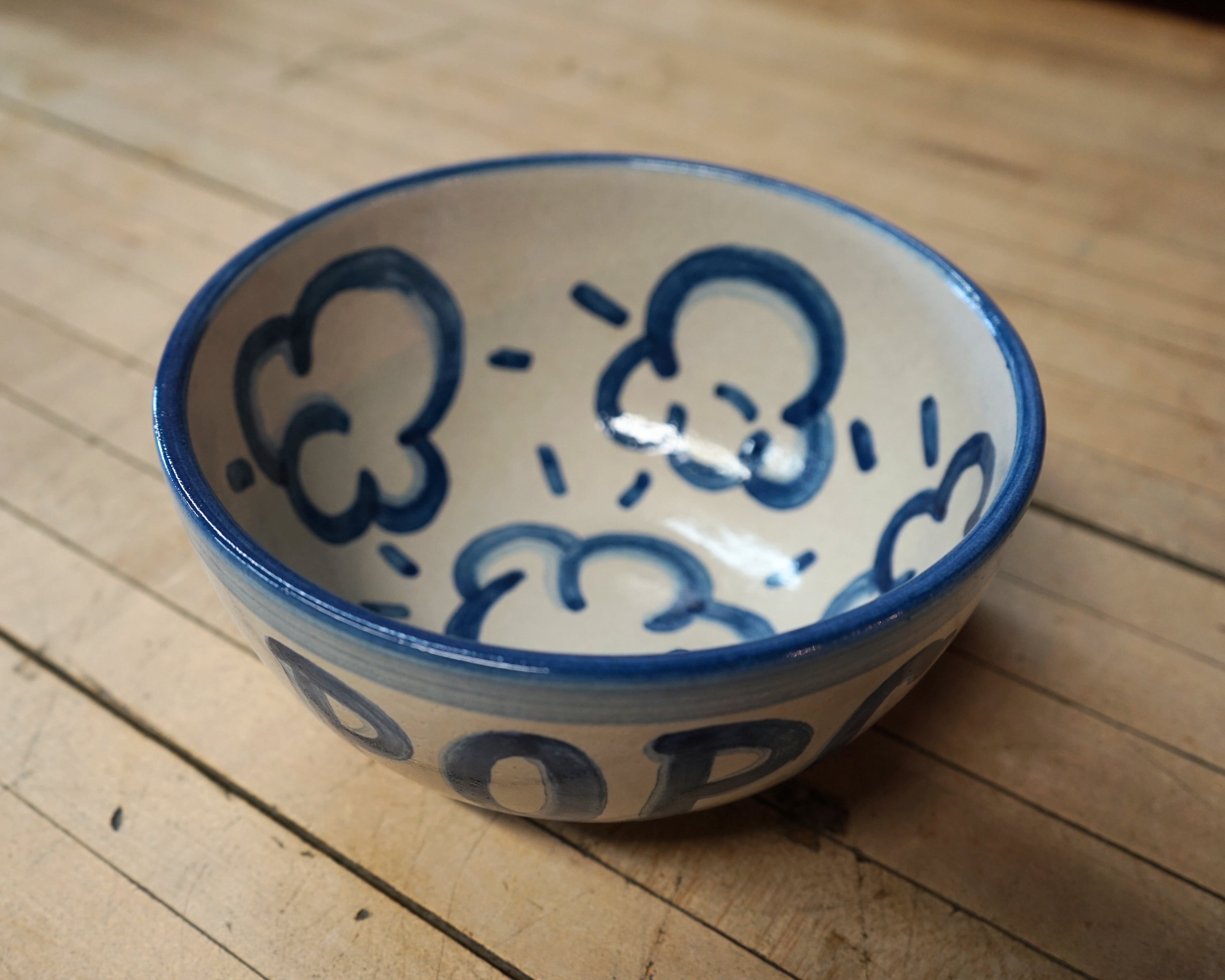 Medium Deep Serving Bowl - Popcorn