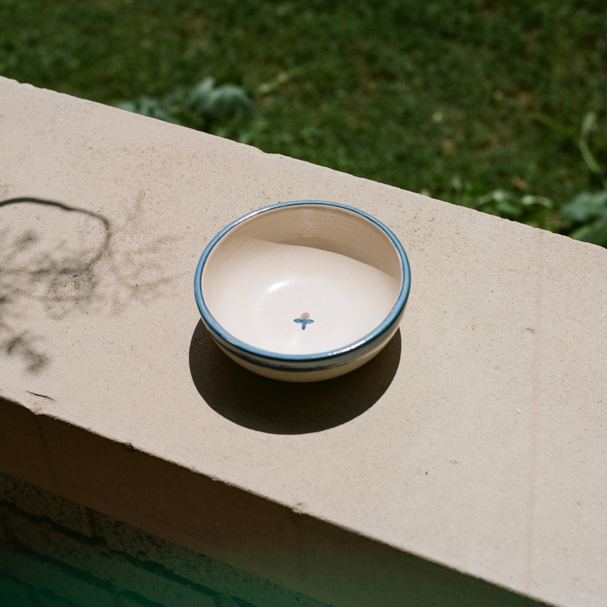 Forget-Me-Not Cereal Bowl in Blue