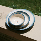 Forget-Me-Not Pasta Plate in Blue