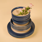 Heritage Stripe 3 Piece Dinnerware Set