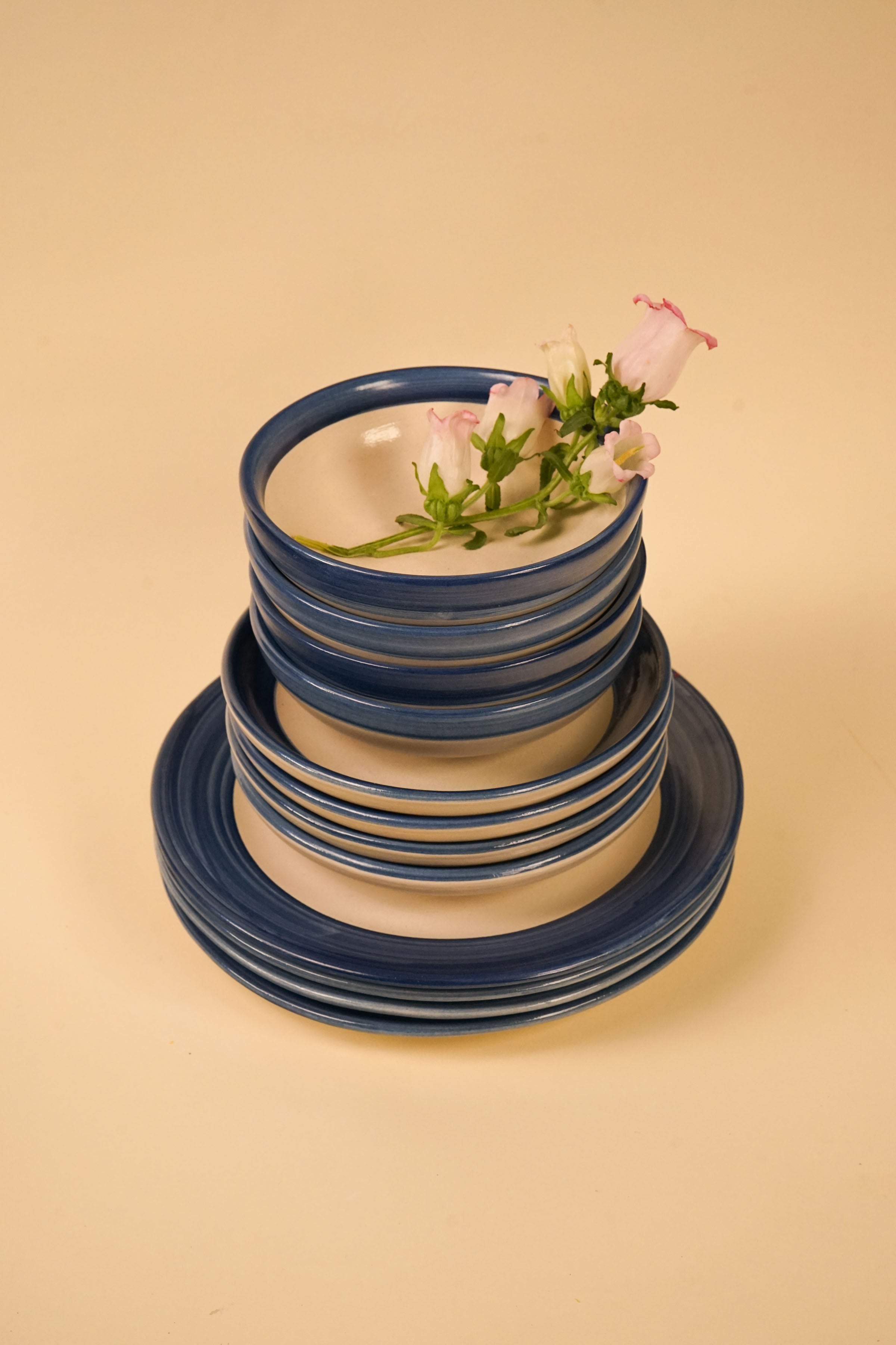 Heritage Stripe Dinnerware Set of 3