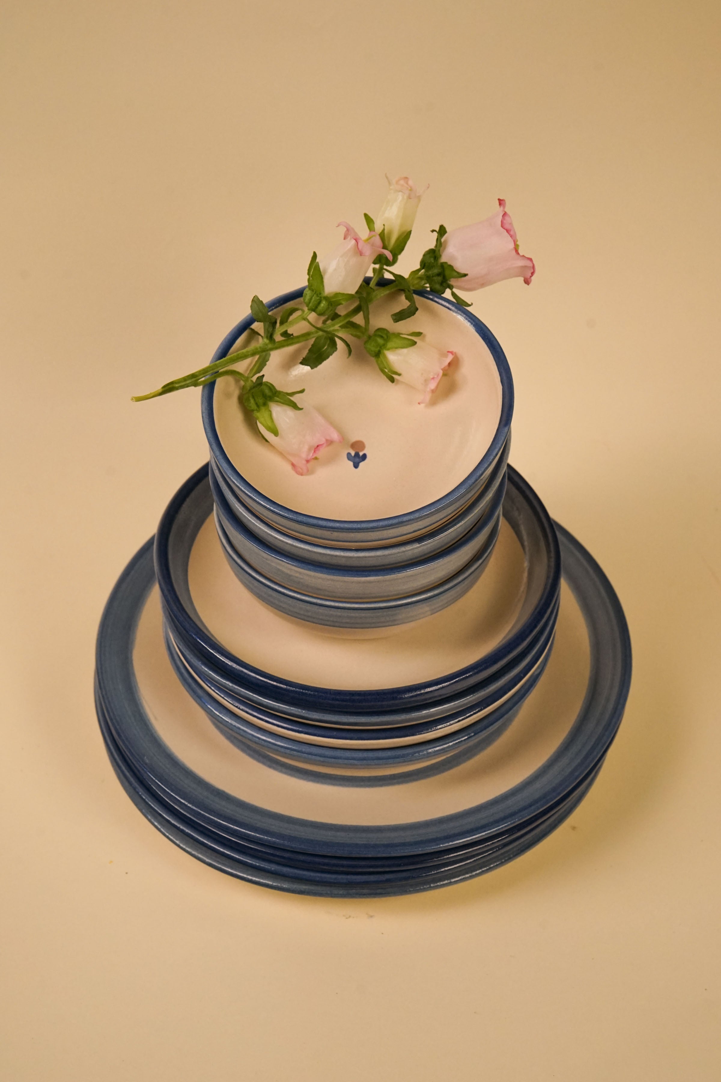 Forget-me-not Dinnerware Set of 3