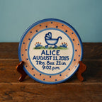 Baby Buggy Premium Personalized Birth Plate