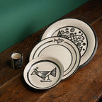 Cubist Fowl Pasta Plate