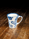 Blue Flower Flare Mug