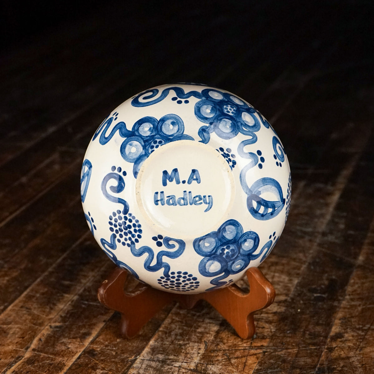 Blue Flower Soup Bowl