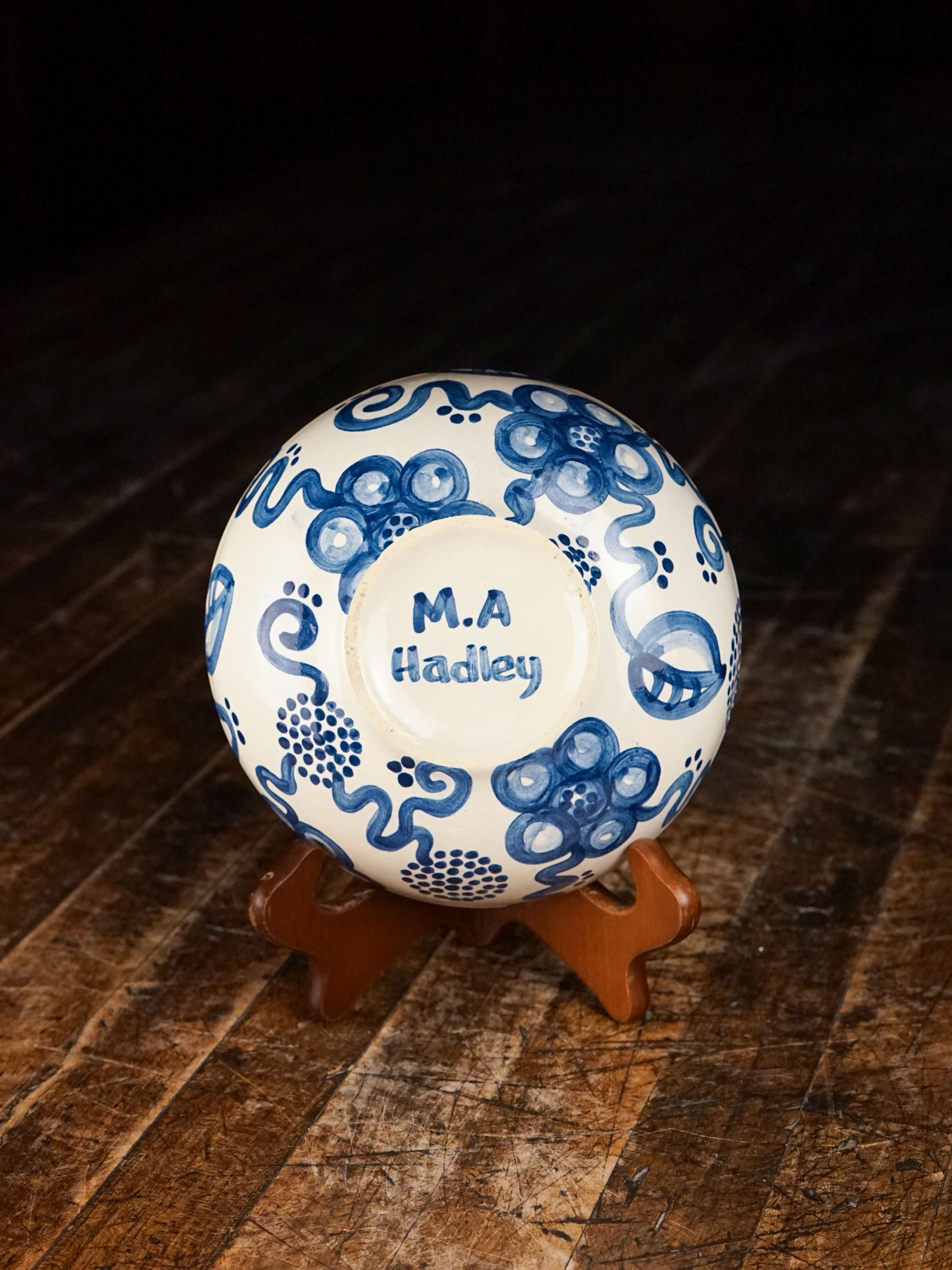 Blue Flower Soup Bowl