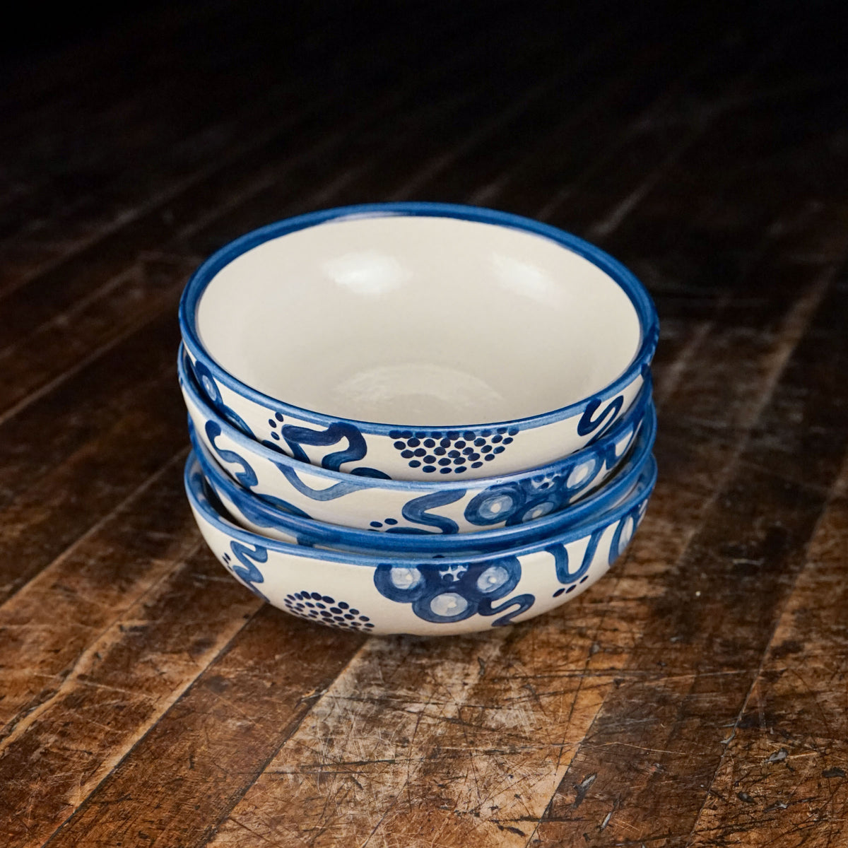 Blue Flower Soup Bowl