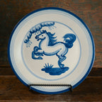 Blue Horse Dinner Plate