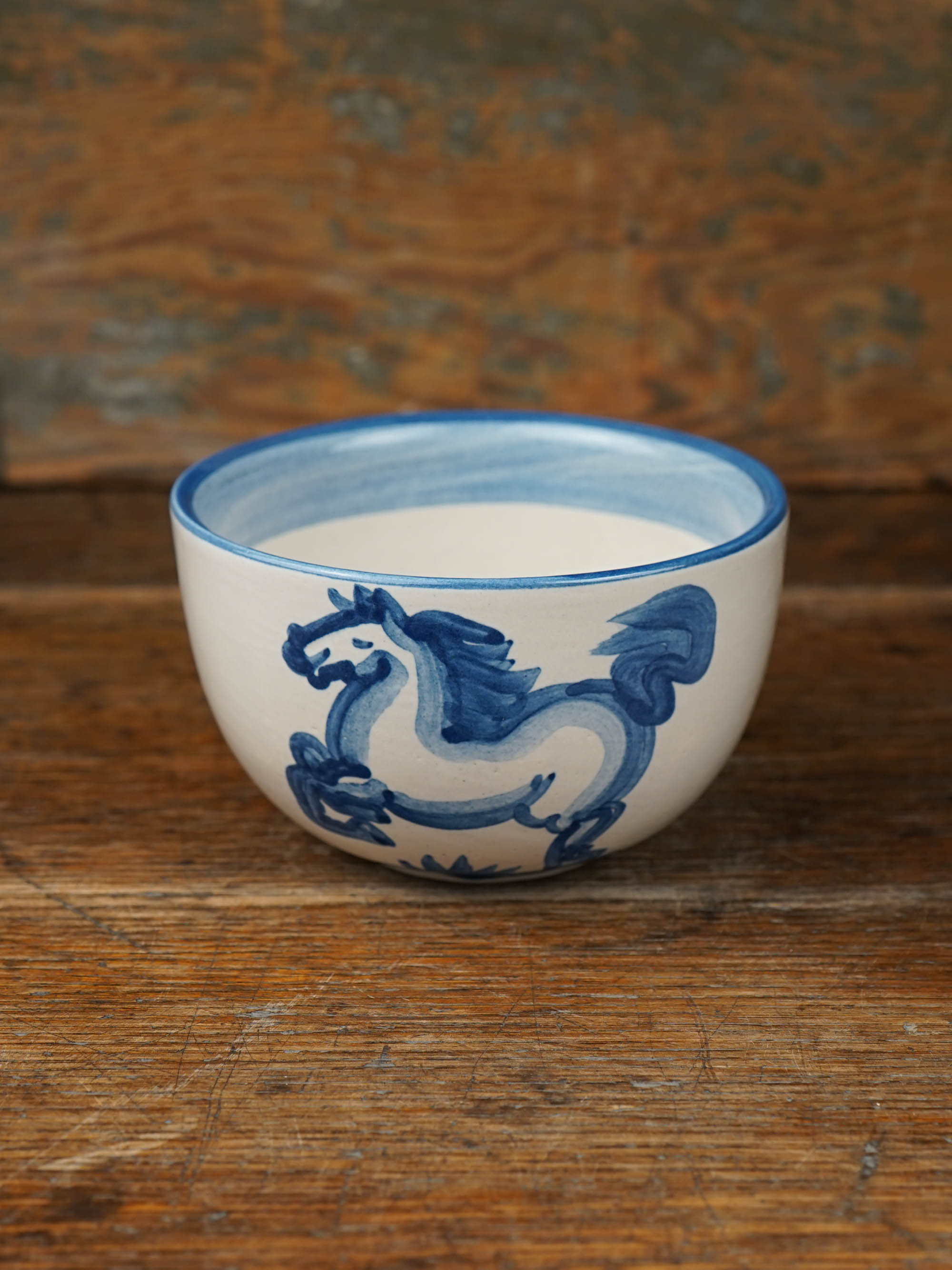 Blue Horse Everything Bowl
