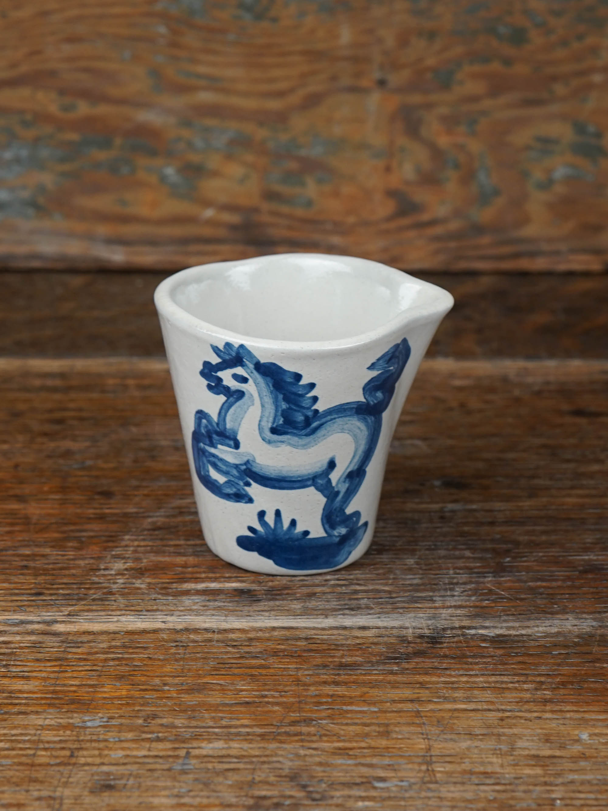 Blue Horse Measuring Cup