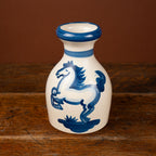 Blue Horse Vase