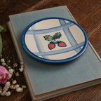 Strawberry Picnic Bread & Butter Plate