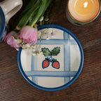 Strawberry Picnic Bread & Butter Plate
