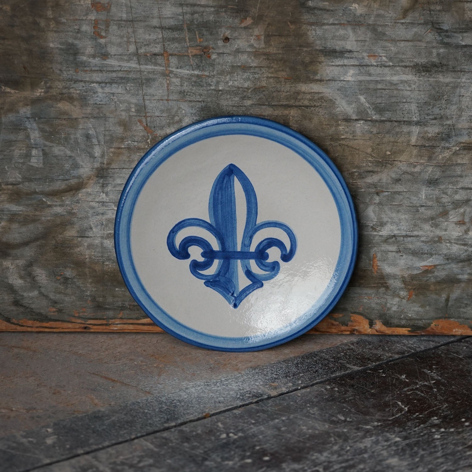 Fleur de Lis Bread & Butter Plate