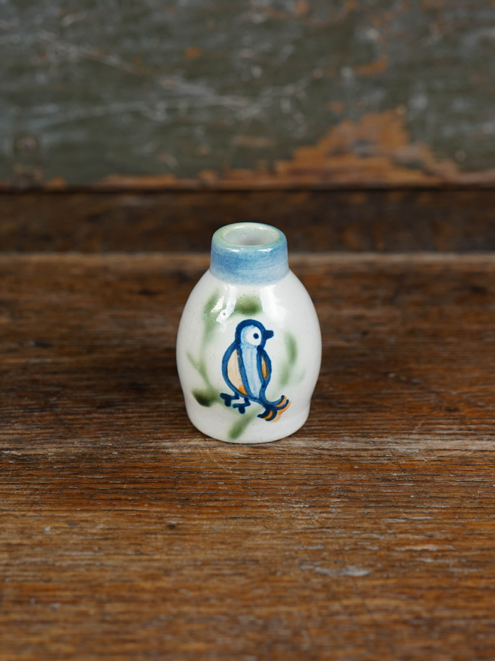 Perched New Bird Bud Vase