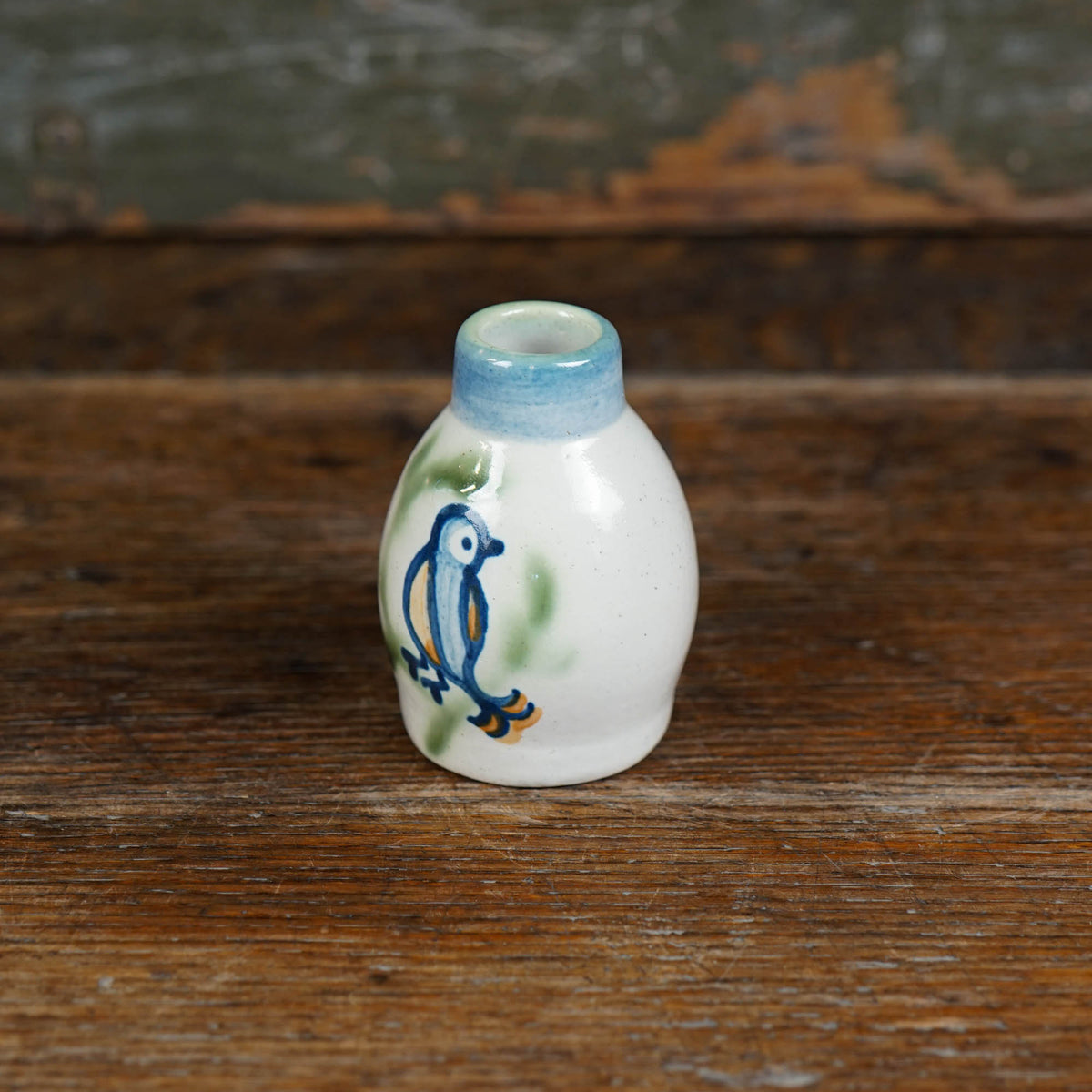 Perched Sparrow Bud Vase