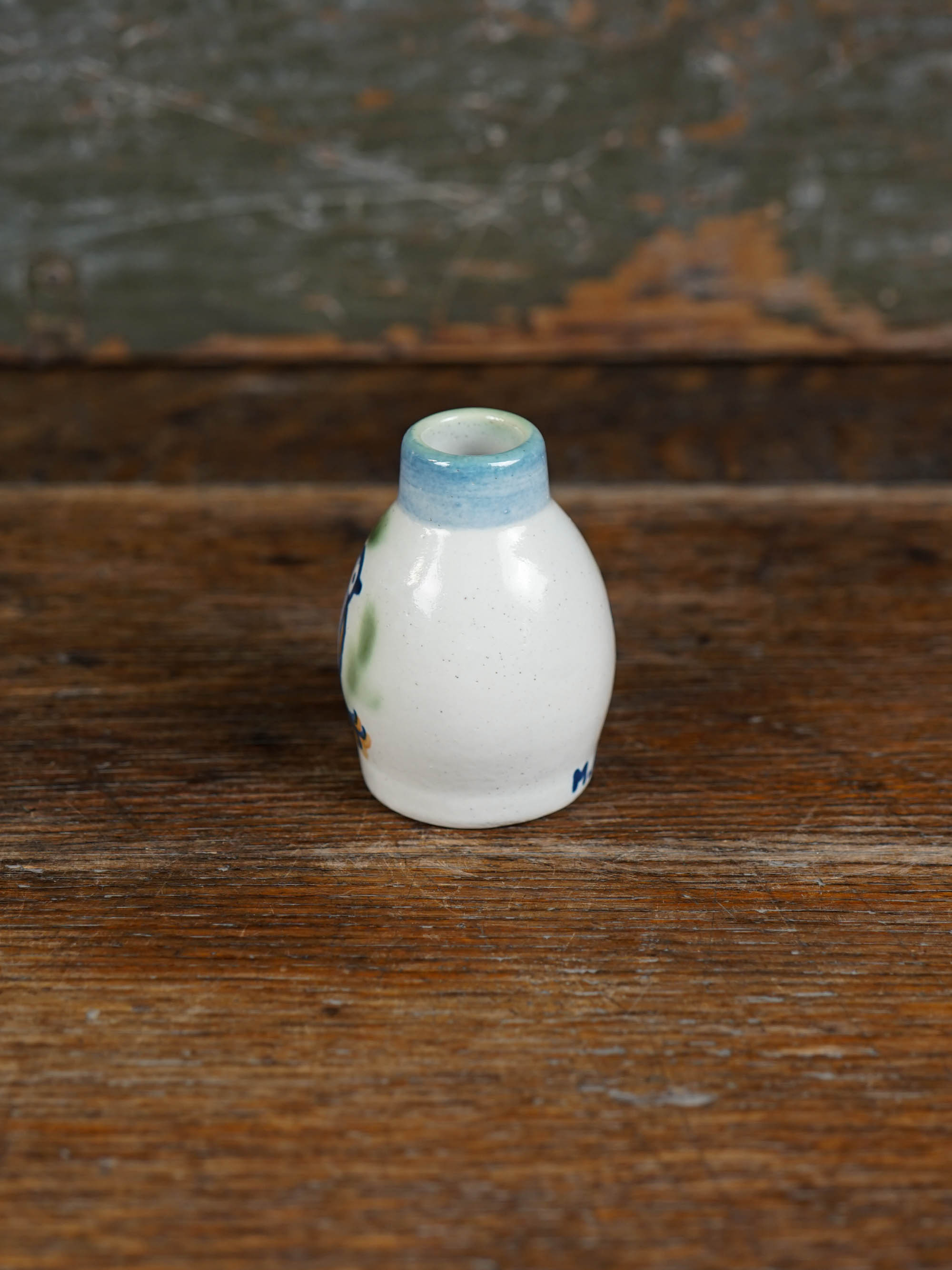 Perched Sparrow Bud Vase