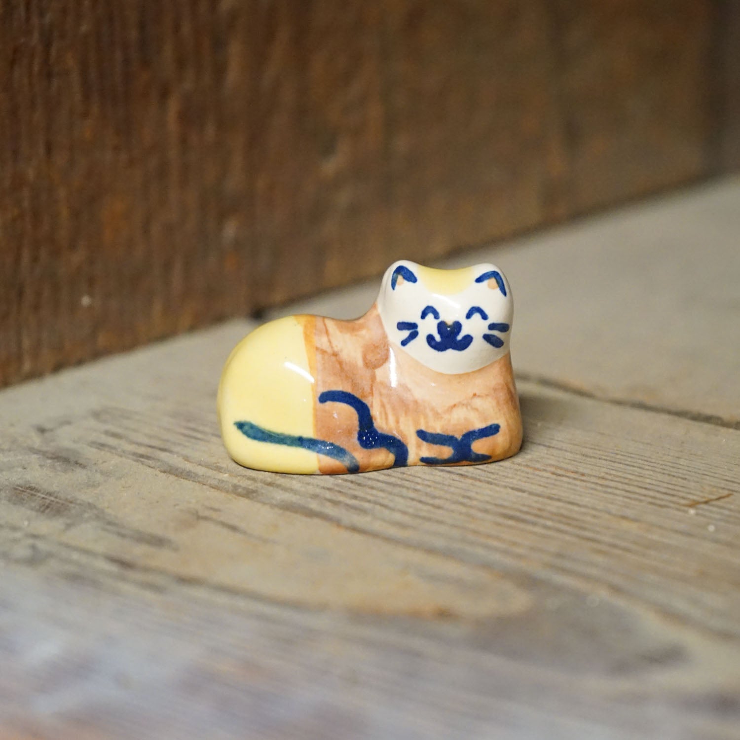 Crèche Piece - Candy Corn Cat