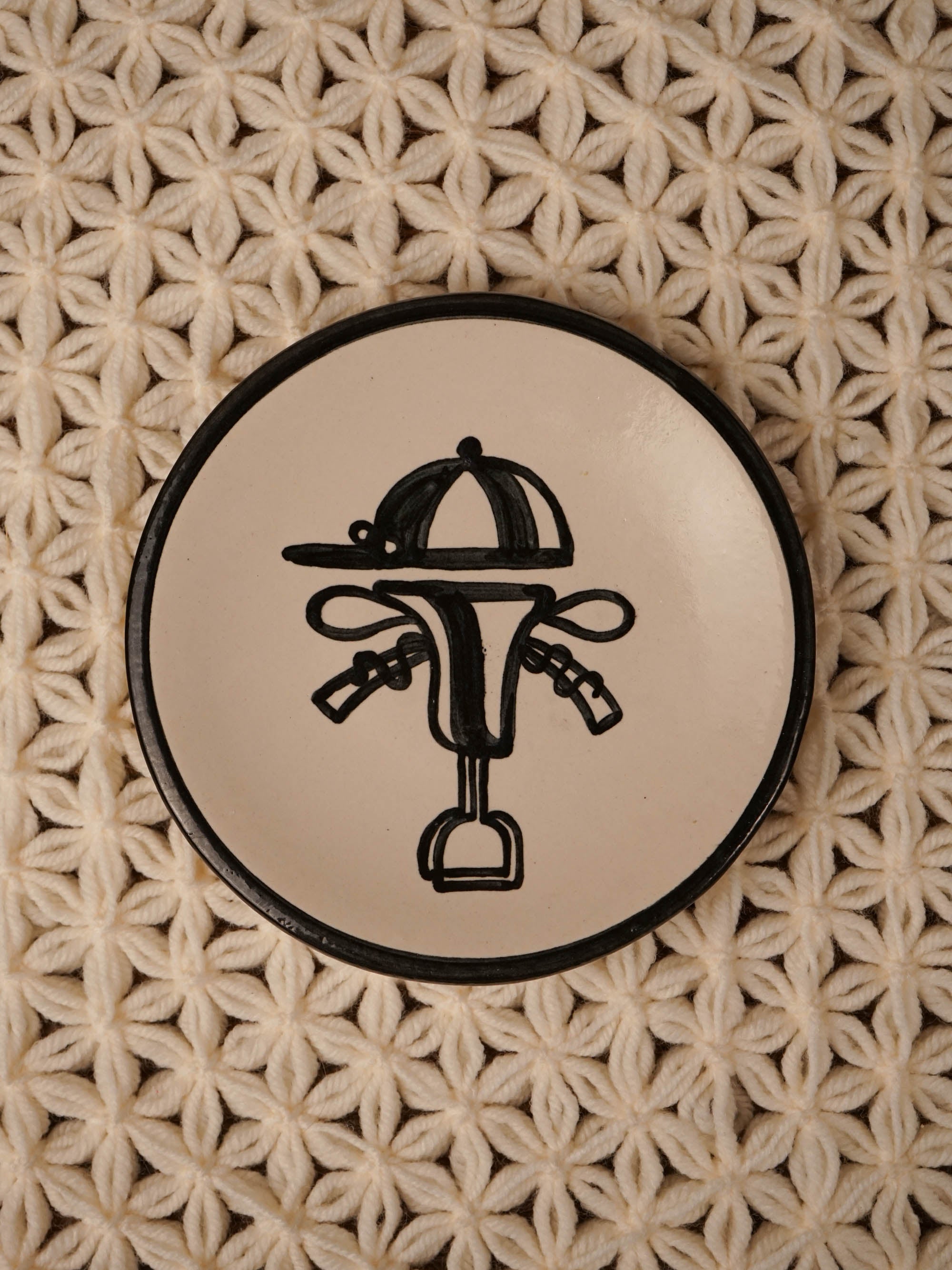 Jockey Tack Bread & Butter Plate