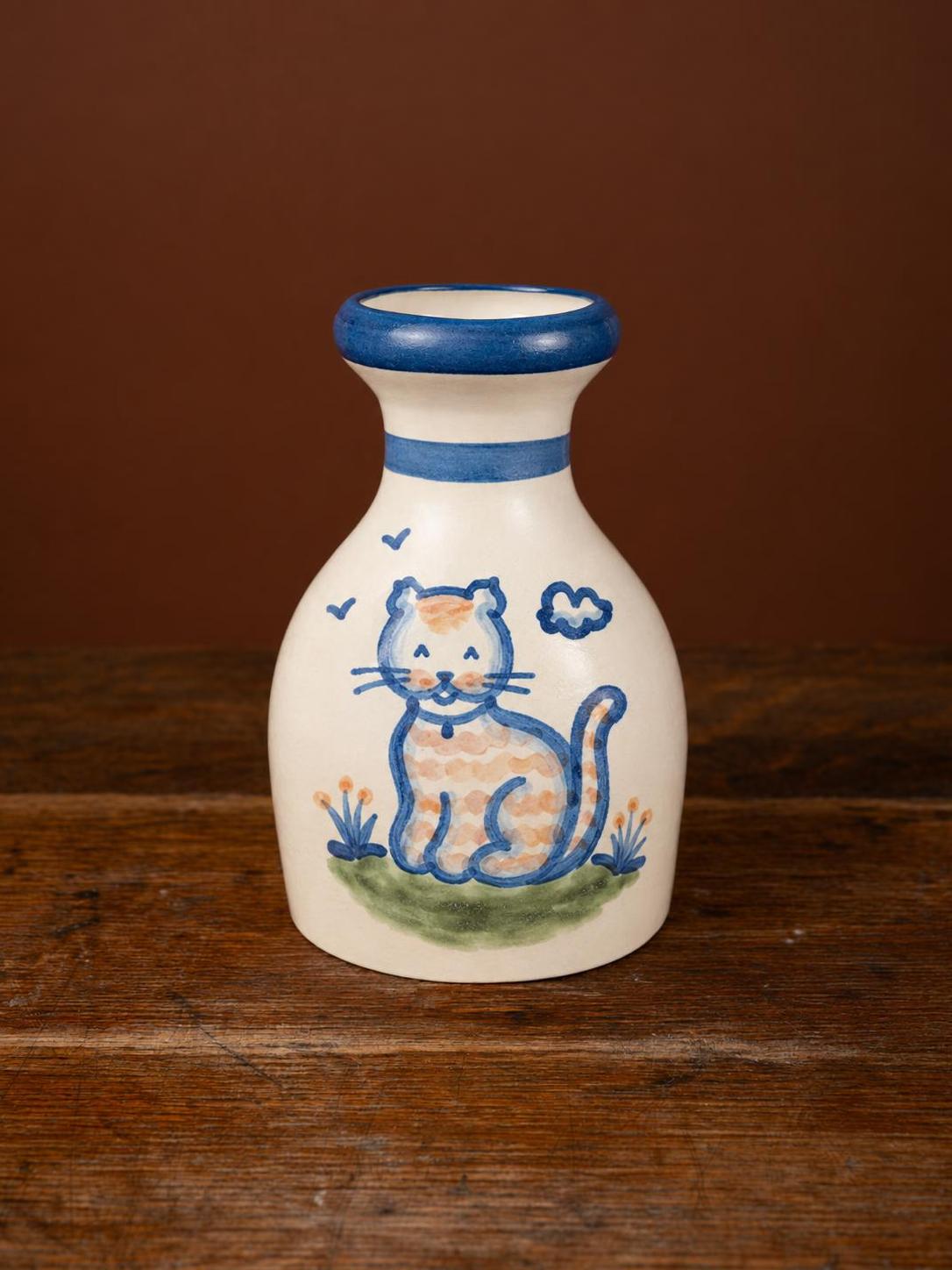Cat Vase
