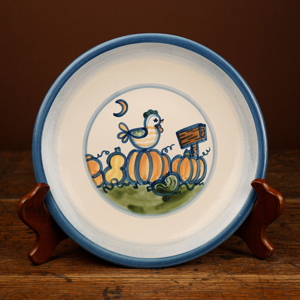 Pumpkin Patch Chicken Lunch Plate
