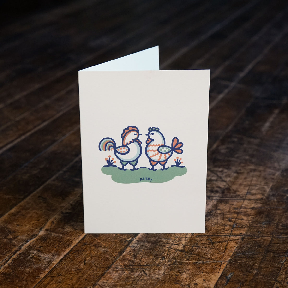 Kissing Chickens Notecards (6 pack)