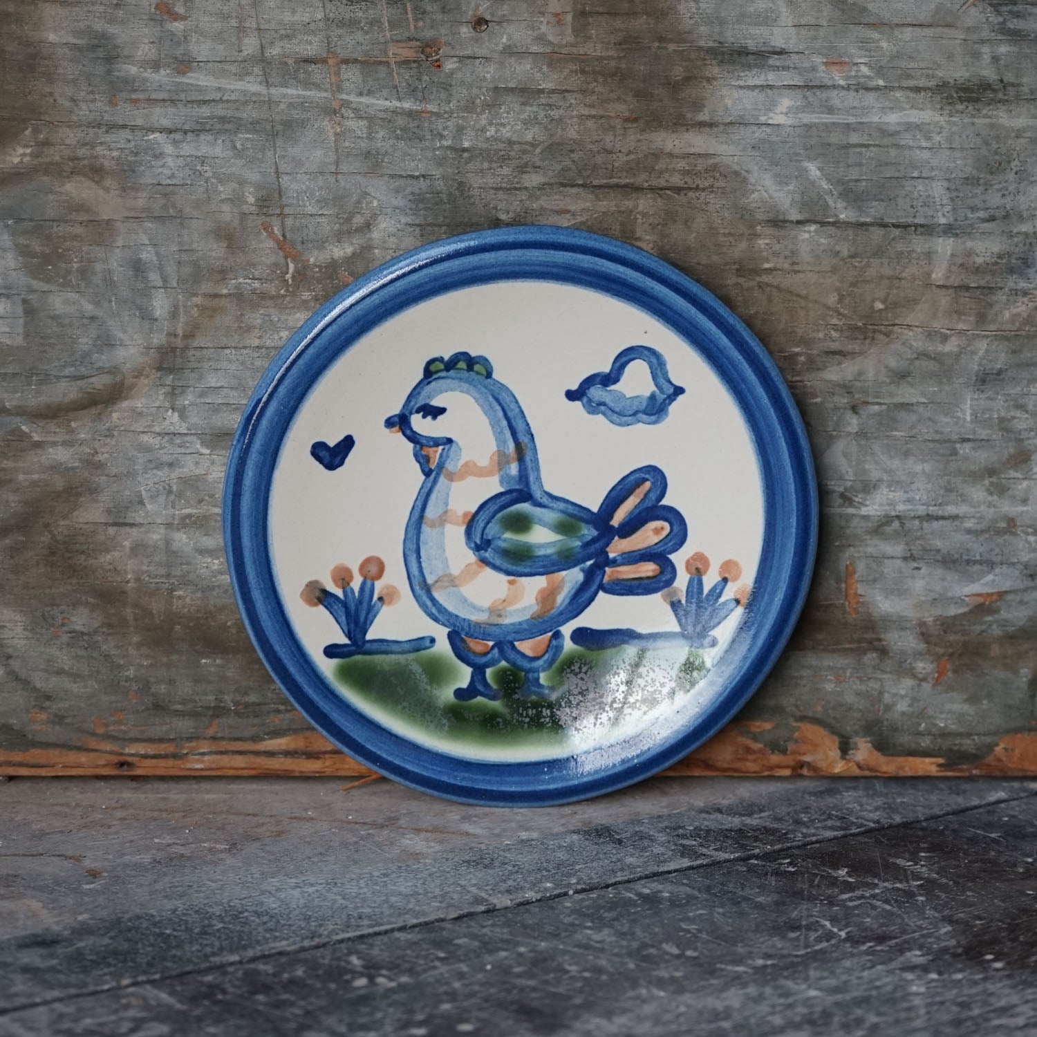 Chicken Bread & Butter Plate