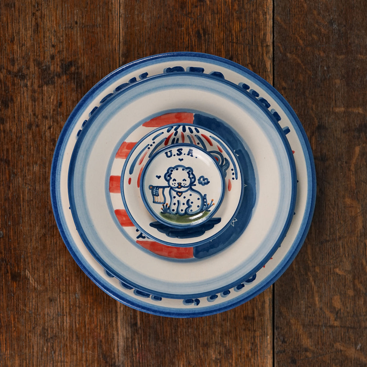 Patriotic Pup Coaster