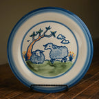Country Scene Serving Plate