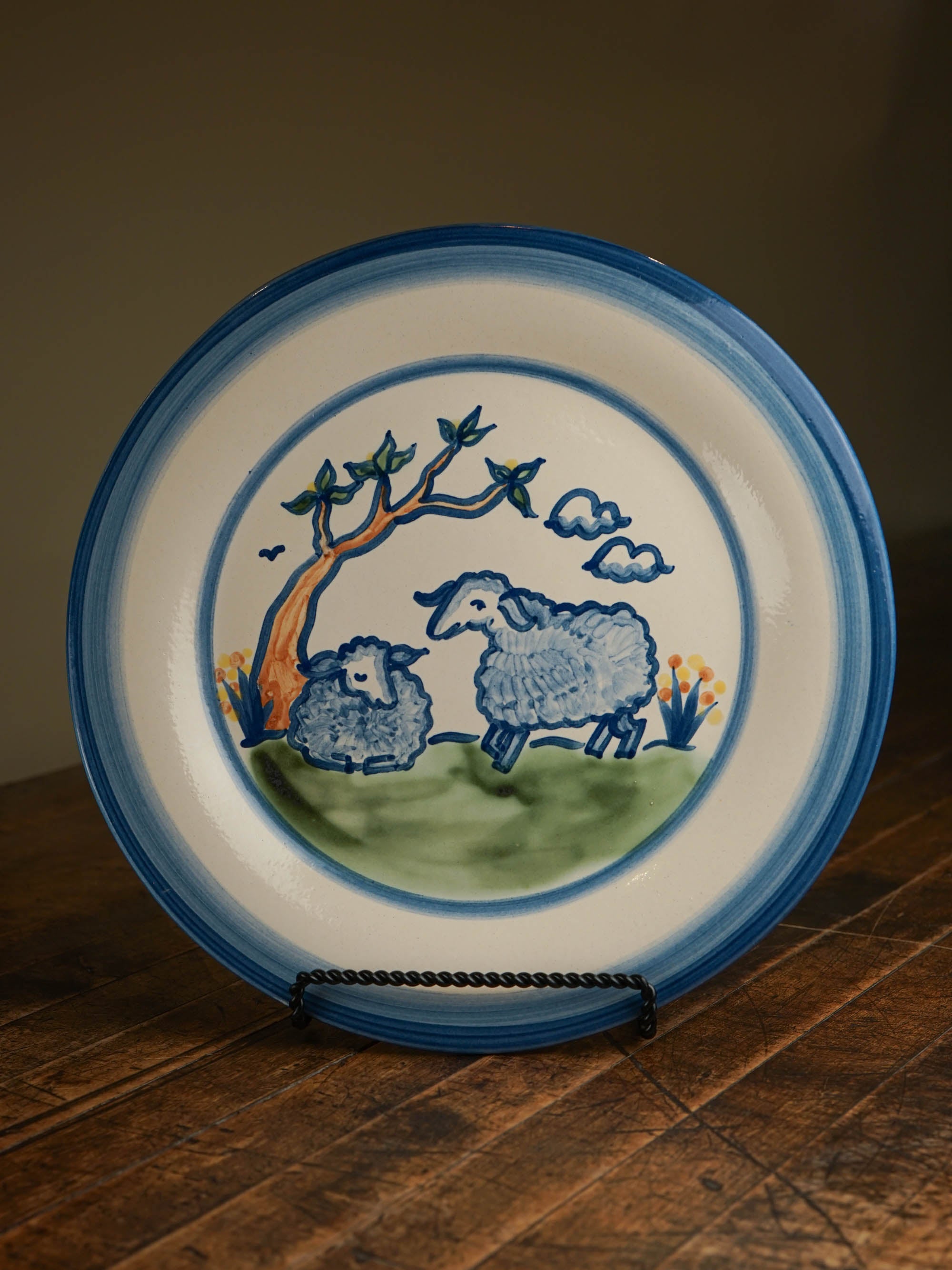 Country Scene Serving Plate