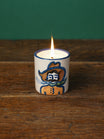 Red Cowboy Portrait Mini Candle