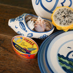 Blue Flower Small Pig Soap Dish - Second