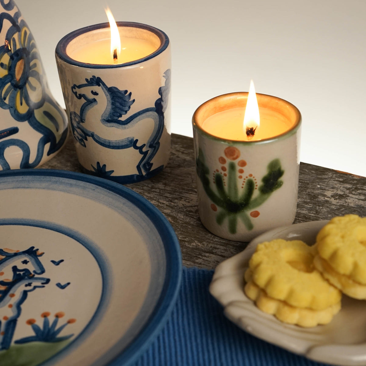 Blue Horse Julep Candle