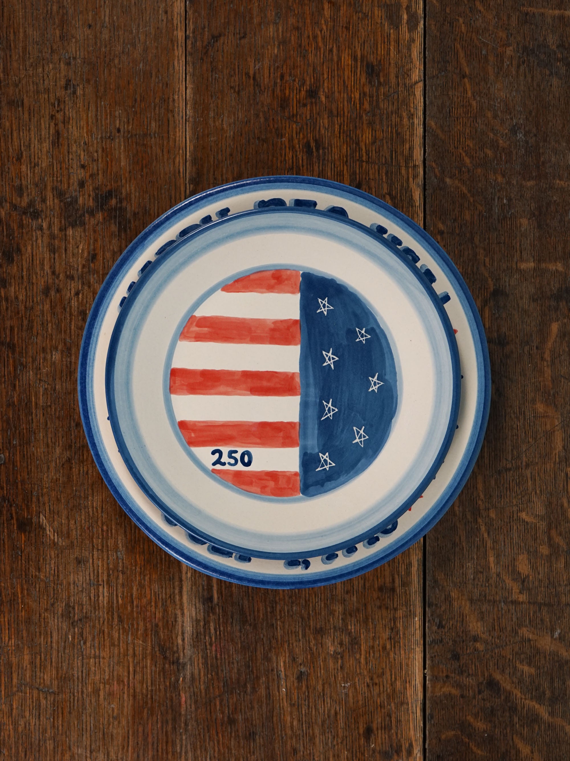 Semiquincentennial Flag Dinner Plate