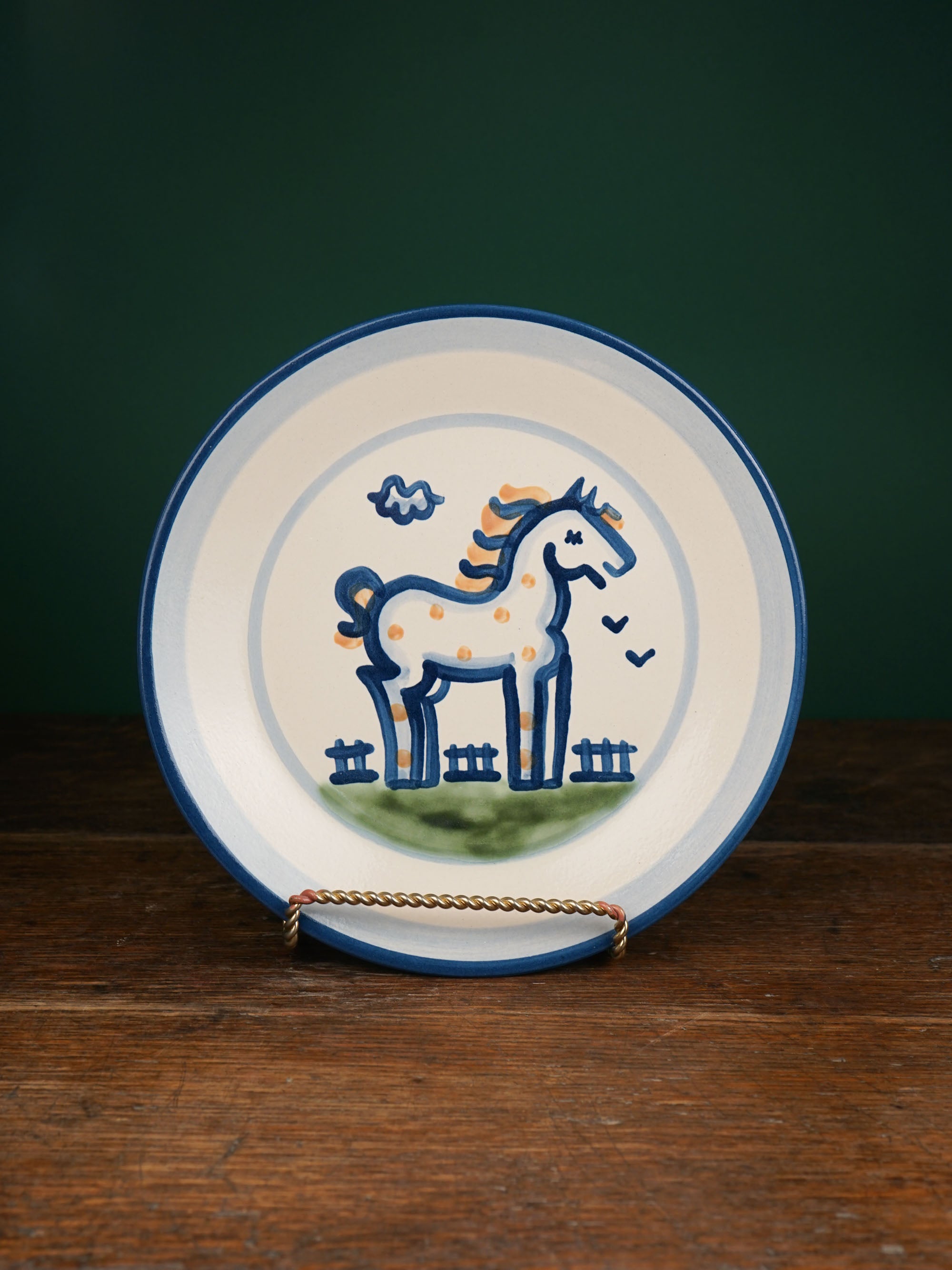 Country Horse Dinner Plate