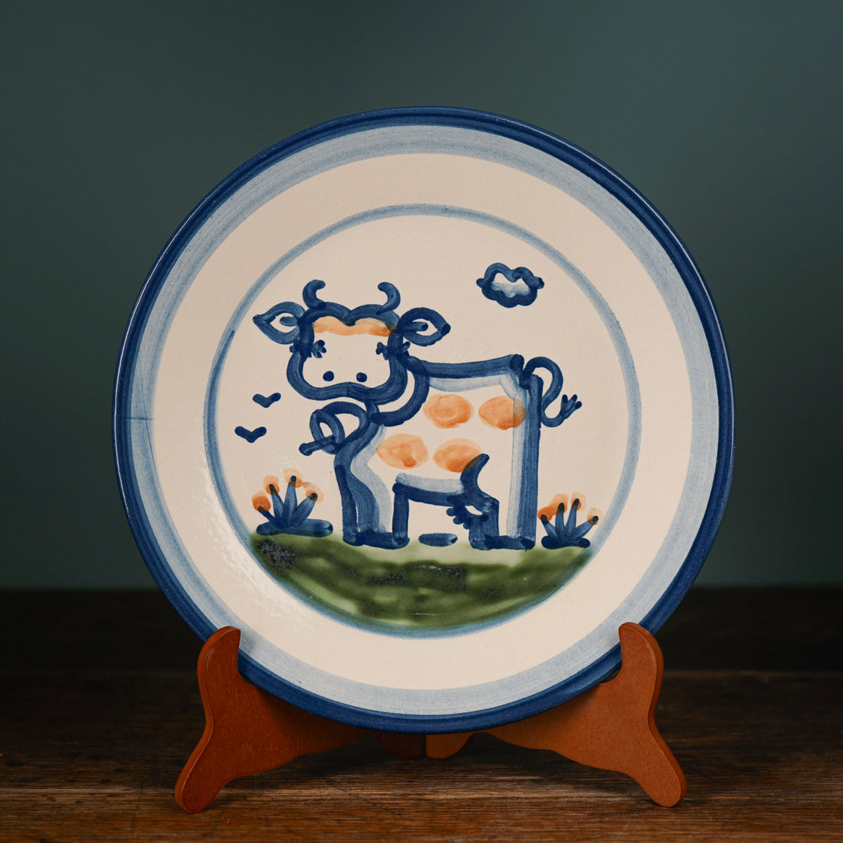Cow Dinner Plate