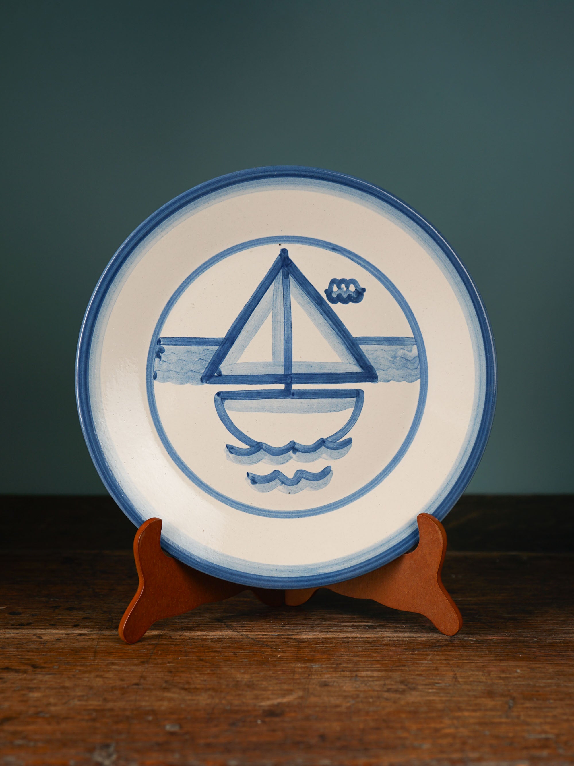 Sailboat Dinner Plate
