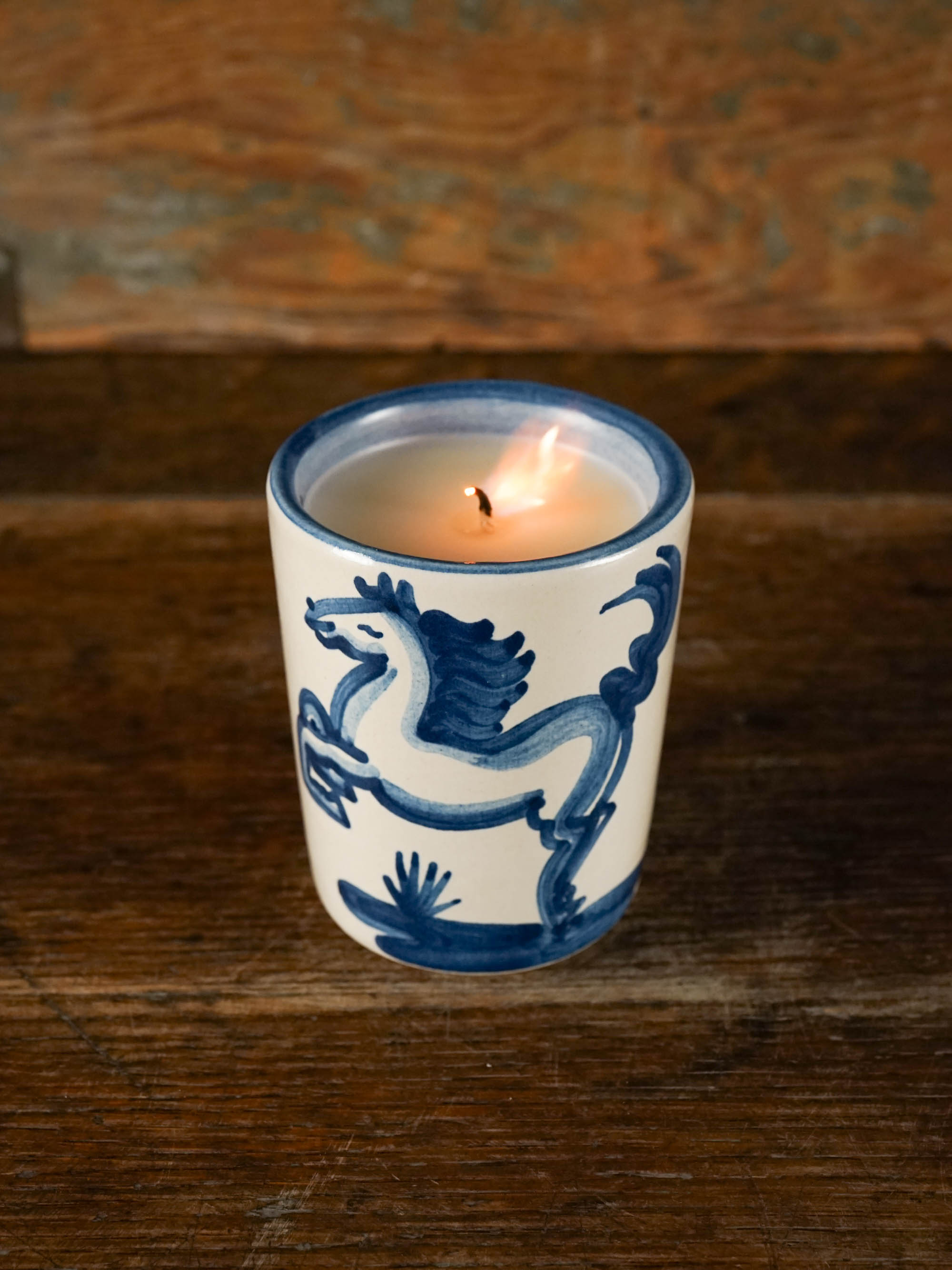 Blue Horse Julep Candle