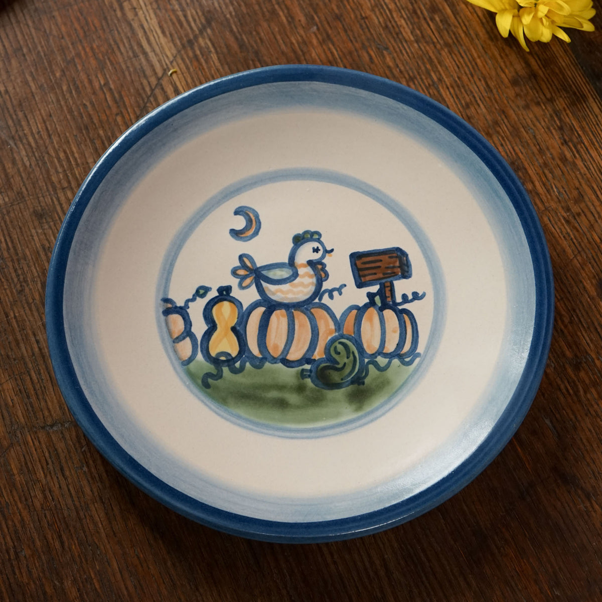 Pumpkin Patch Chicken Lunch Plate