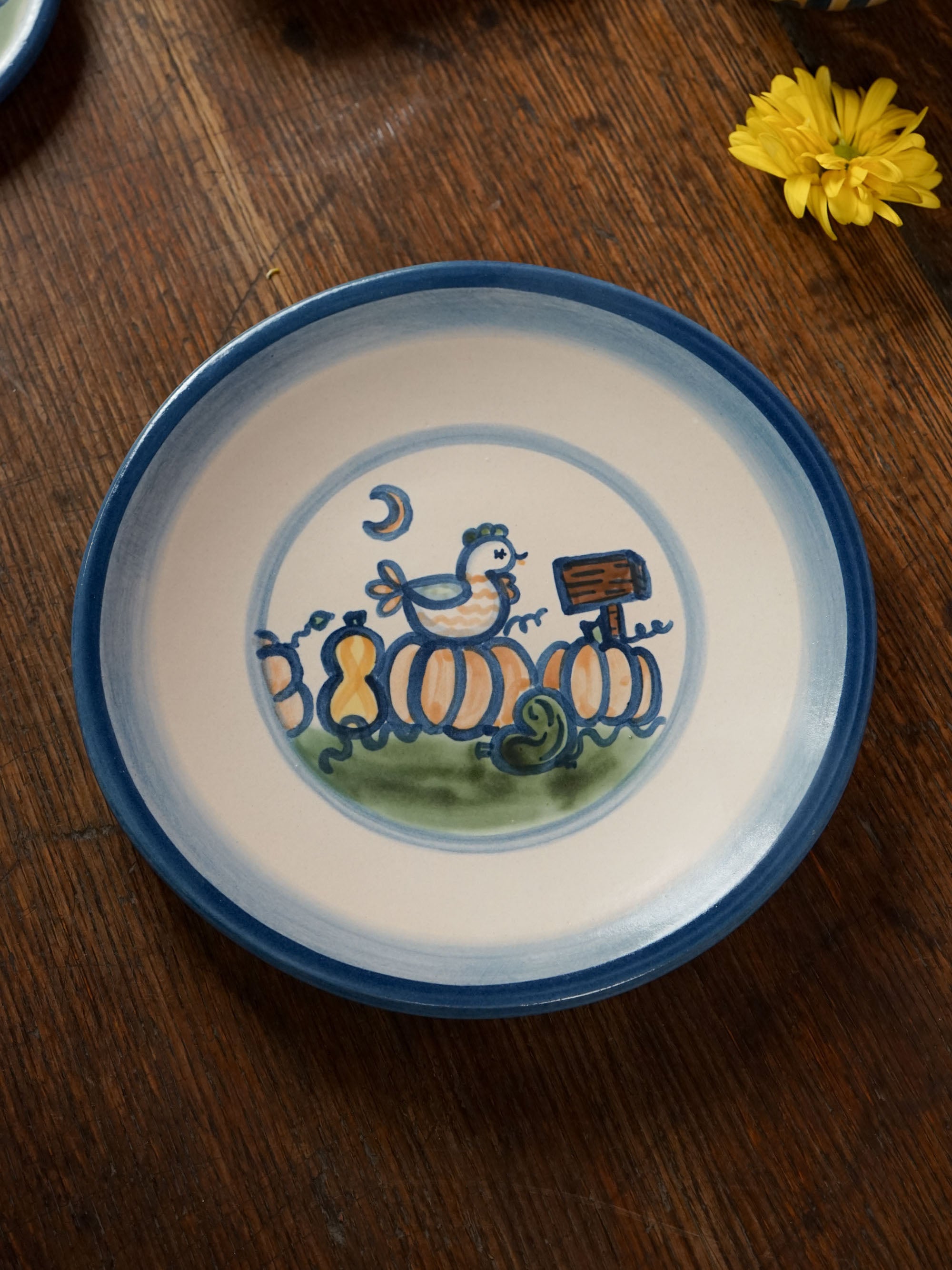 Pumpkin Patch Chicken Lunch Plate