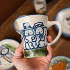 Squirrel Couple Flare Mug