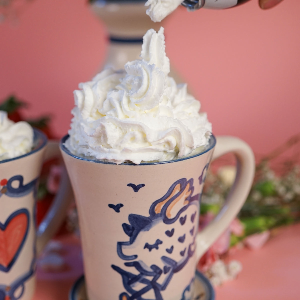 Cupid Pig Flare Mug