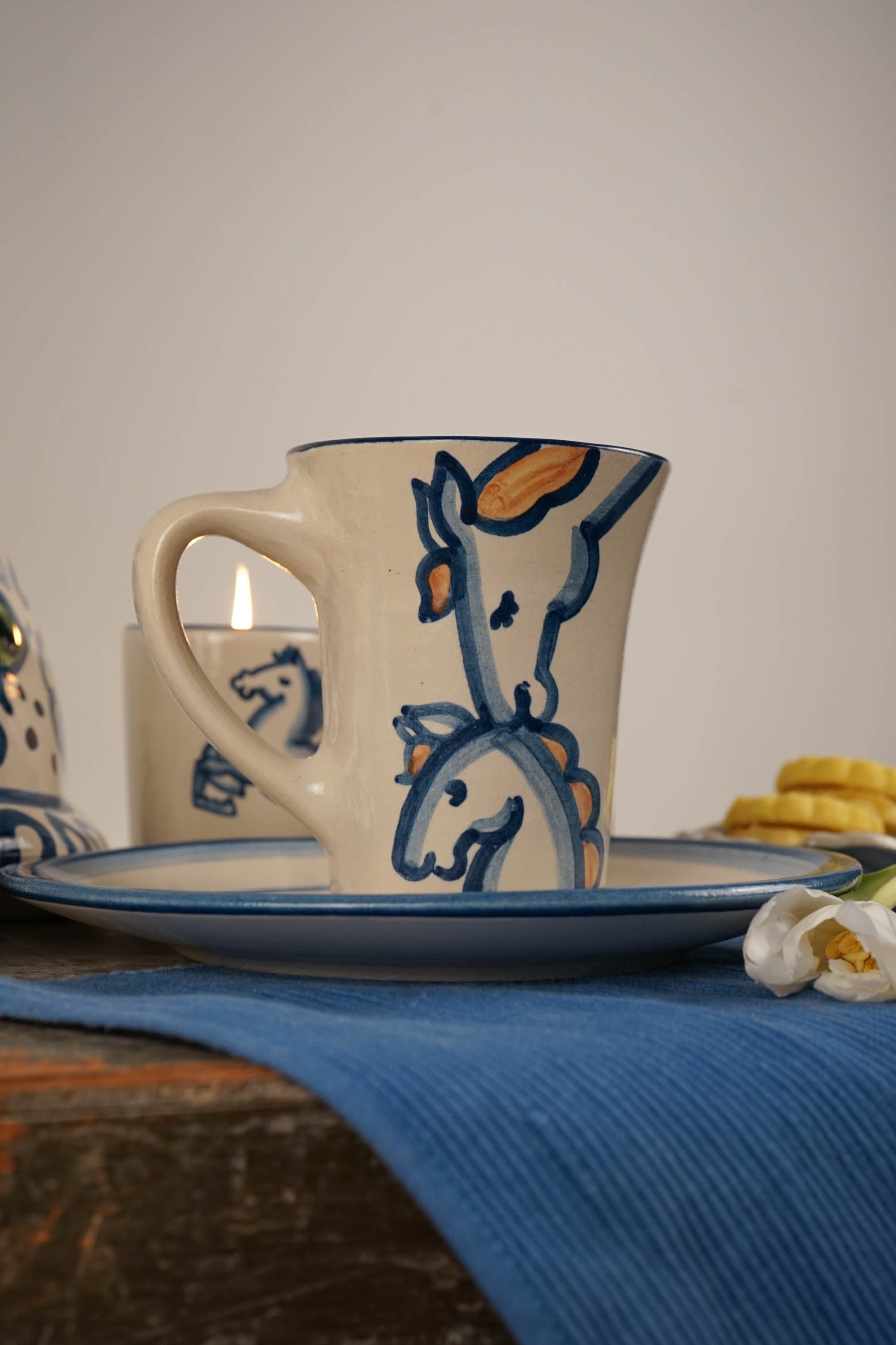 A Mother's Love Flare Mug with "Mom"