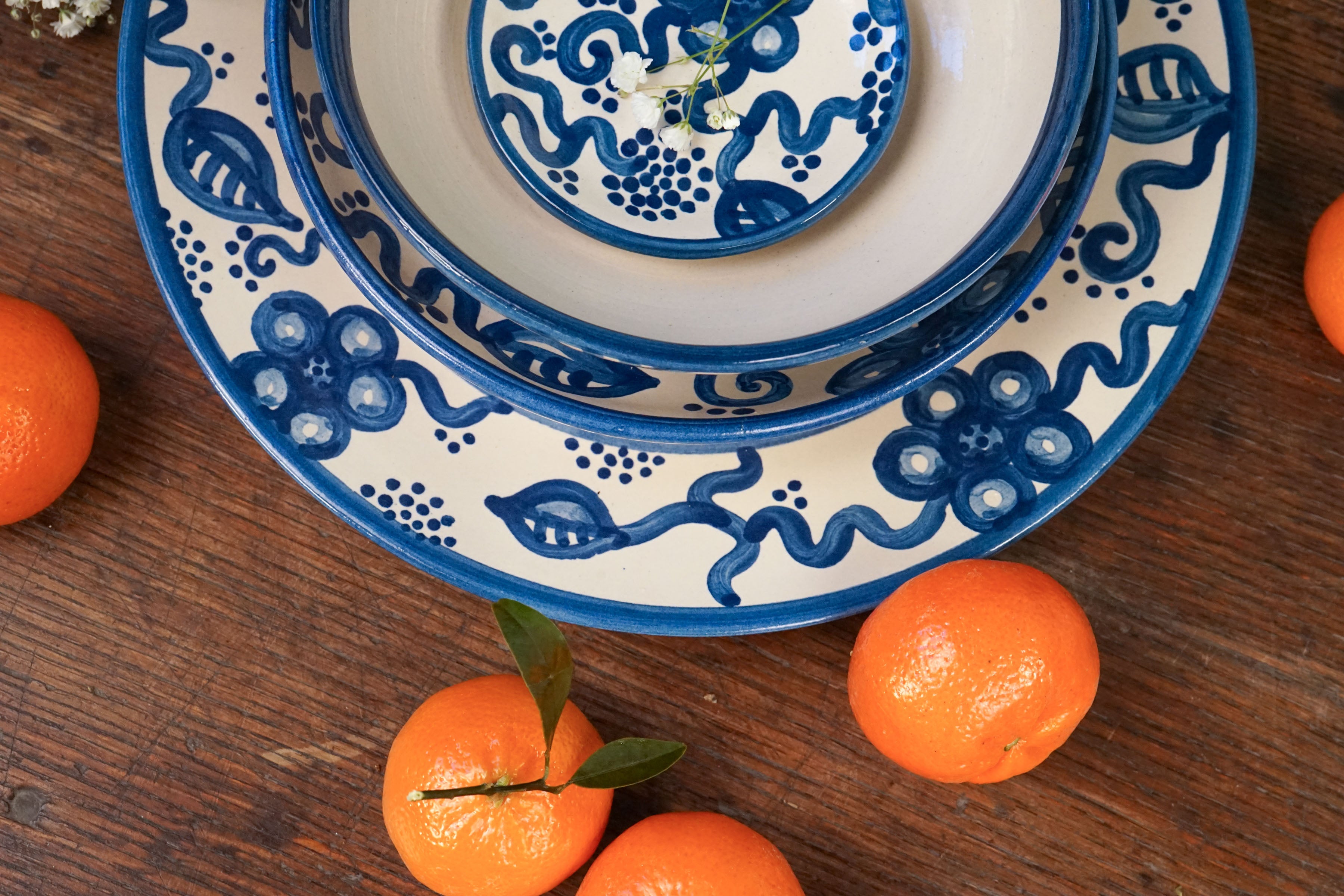 Blue Flower Coaster