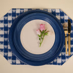 Blue Heritage Stripe Serving Plate