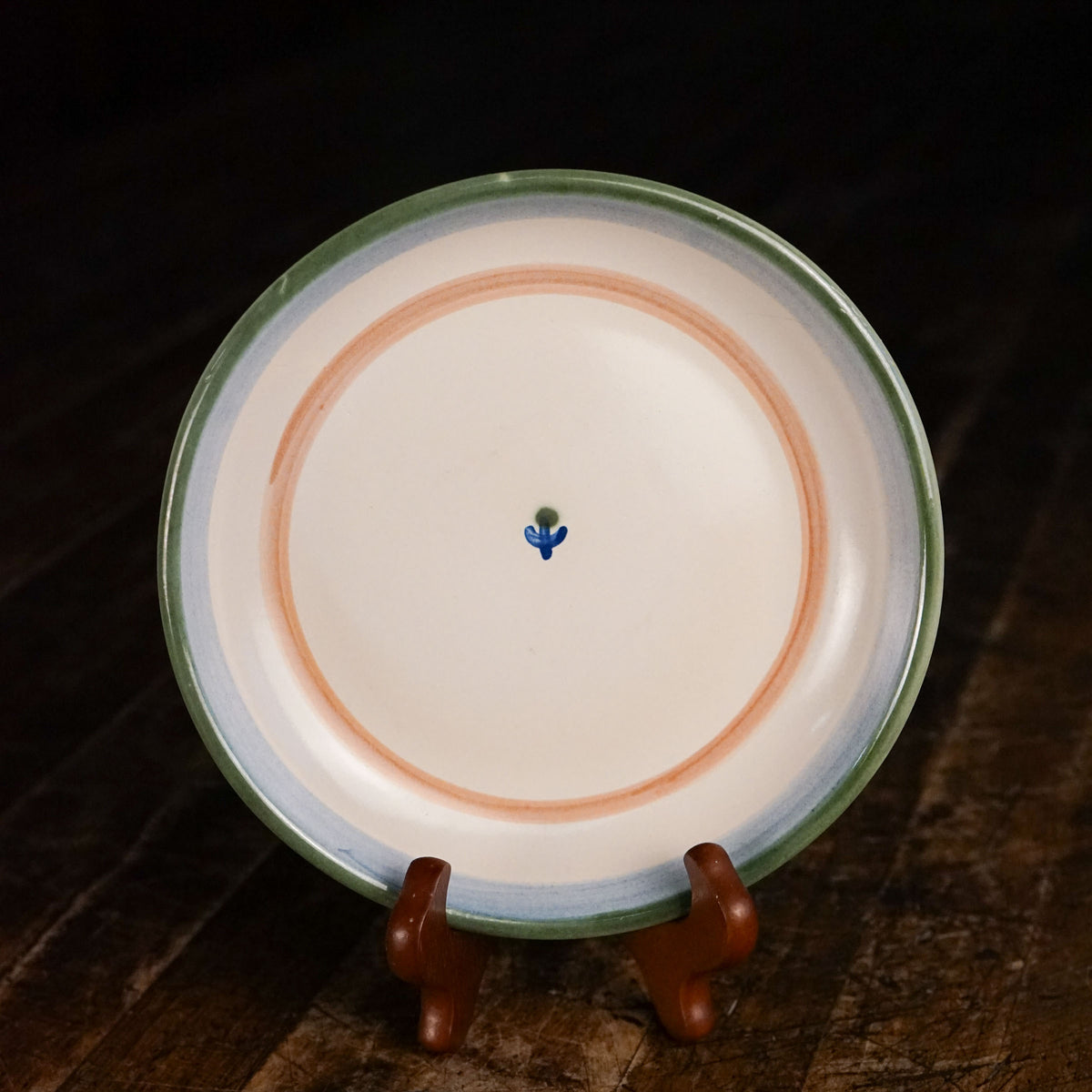 Forget-Me-Not Pasta Plate in Green