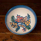 Autumnal Flora with "Give Thanks" Serving Bowl