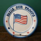 "Bless our Troops" Serving Plate
